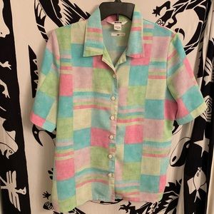 Women’s Retro Button Down